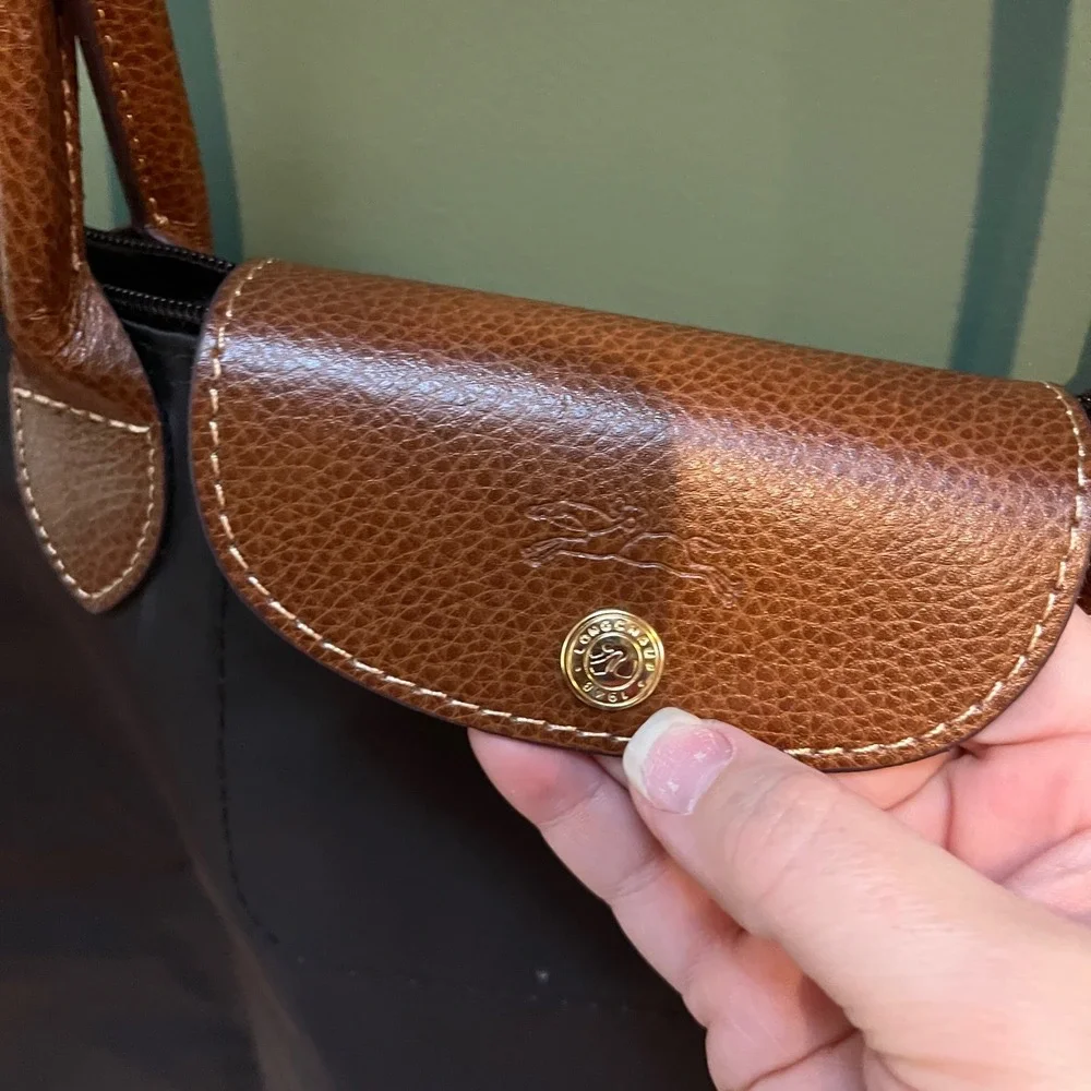 Longchamp Lepliage Brown and Tan Tote Bag (Large) - Picture 5 of 7